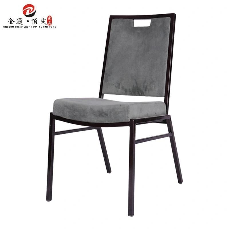 Hotel Banquet Meeting Conference Room Stackable Grey Conference Hall Chairs