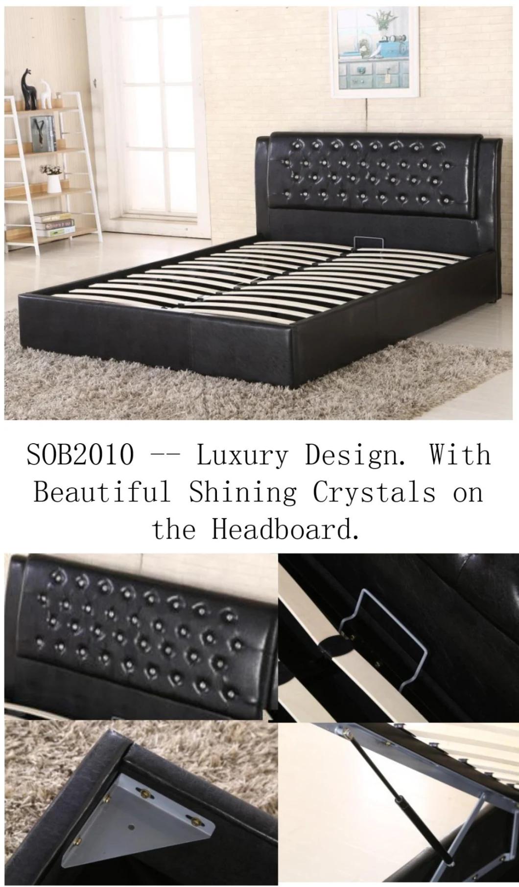 Modern Leather Bed Designs Bedroom Bed King Bed Fabric Bed