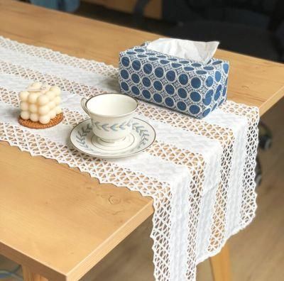 French Table Runner Background Cloth Cover Cloth TV Cabinet Tea Table Decoration Cloth