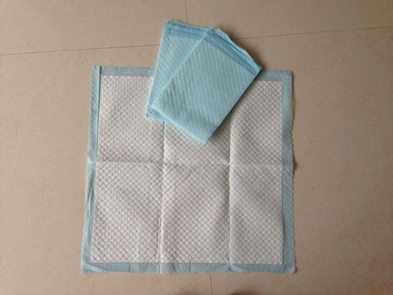 OEM ODM High Absorbency Wholesale Hygiene Waterproof Disposable Underpad PE Backsheet Fluff Pulp Adult Pink Bed Pad with Sap