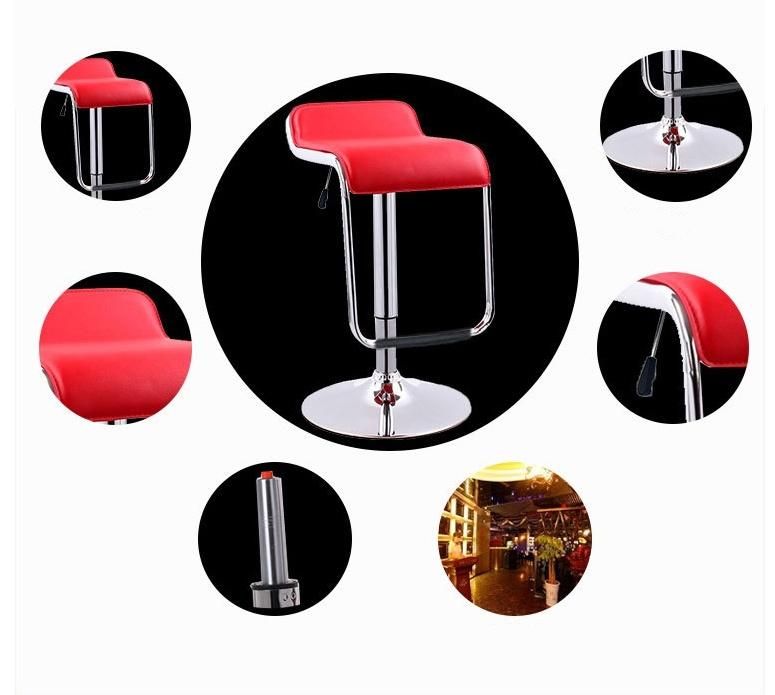 Modern Customized Colorful Restaurant Barber Shop Swivel Footrest Bar Chair