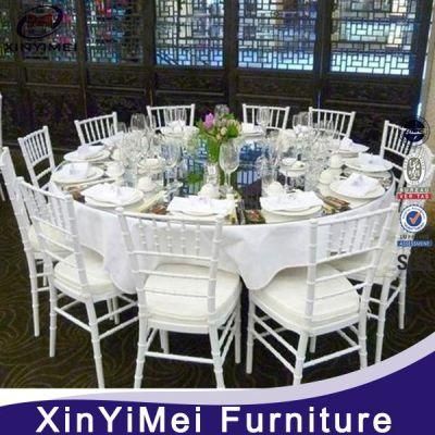 Hot Sale Metal White Chiavari Chairs for Rent (XYM-ZJ10)