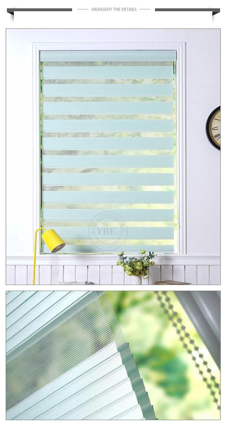 Wholesale Hotel Decor Soft Gauze 100% Polyester Sheer Shade Roller Blinds