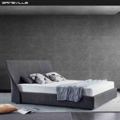 Home Bedroom Furniture Modern Furniture King Bedroom Fabric Bed in Italy Fashion Design