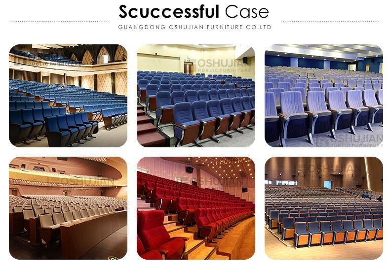 Concert Hall Fabric Plastic Movie Home Cinema Chair Folding Recline for Sale Theater Seating