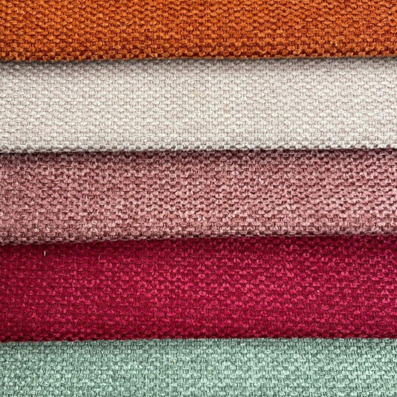 100%Polyester Furniture Fabric Fake Linen Sofa Fabric (Ligo)