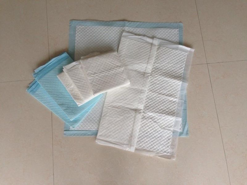 OEM ODM High Absorbency Wholesale Hygiene Waterproof Disposable Underpad PE Backsheet Fluff Pulp Adult Pink Bed Pad with Sap