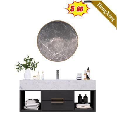 Bathroom Accessories Sanitary Ware Home Hotel Bathroom Furniture Marble Wash Basin Modern Bathroom Vanity Cabinet (UL-22BT119)