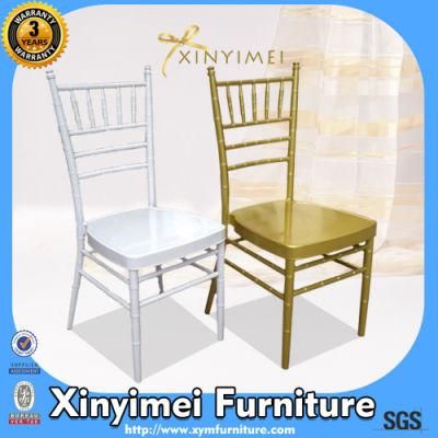 Wholesale Iron Flower Circle Back Gold Chiavari Chair