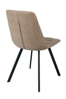 Modern Home Outdoor Restaurant Hotel Furniture Fabric Banquet Chair Velvet Steel Dining Chair