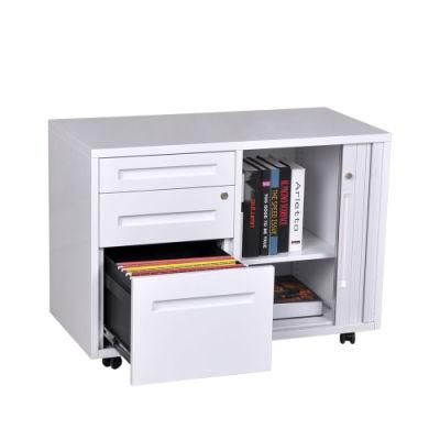 Modern Applicable Mobile Storage Cabinet Metal Cabinet with Lock Shelf Wheels Office Cabinets Armarios Metalicos Oficina