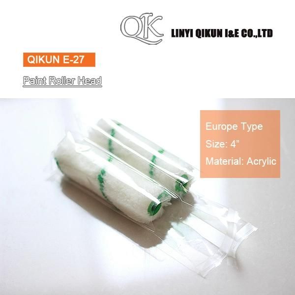 E-23 Hardware Decorate Paint Hand Tools Acrylic Fabric Paint Roller Single Flat Cap Foam Roller