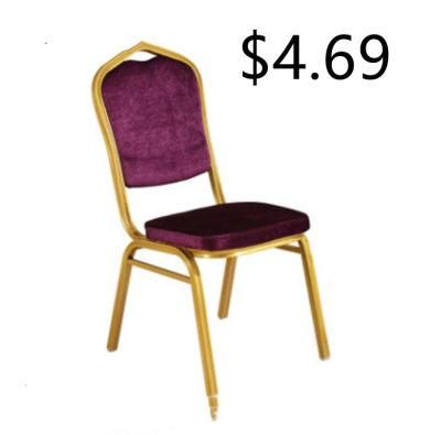 Cheap Fabric Designer Modern High Quality Stackable Metal Banquet Chair