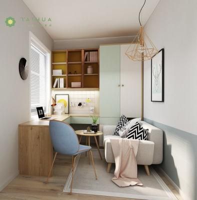 Nordic Style Full Customized Melamine Board Study Room Furniture Set