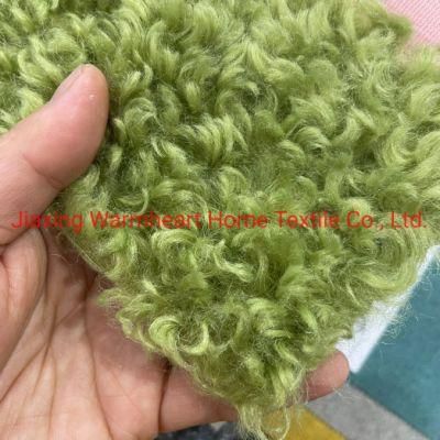 Polyester Teddy Velvet for Sofa Furniture Chair Apparel Fabric Cap Fabric (Teddy 2)