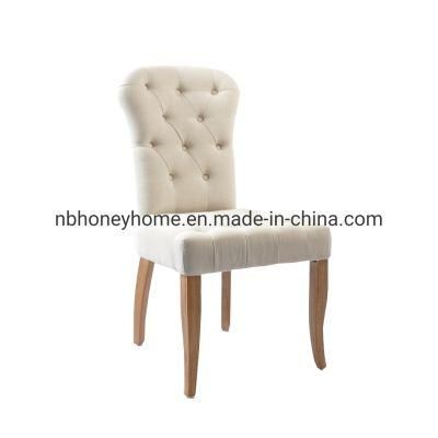 Special Back Design with Button Dining Chair