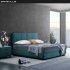 Factory Wholesale Upholstered Fabric Modern Beds Set Home Bedroom Furniture Storage Platform Vertical Tufted Bed