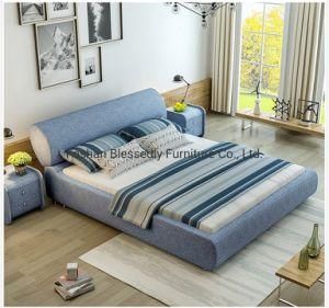 Fabric Washable Bed Hotel Furniture King Bed for Home Furniture