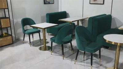 Luxury Modern Design Restaurant Dining Room Home Furniture Velvet Fabric Dining Chair