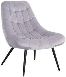 Tiptop Velvet Fabric Accent Button Tub Chair Armchair Lounge Sofa Living Bedroom Chair Leisure Retro Sofa Chair