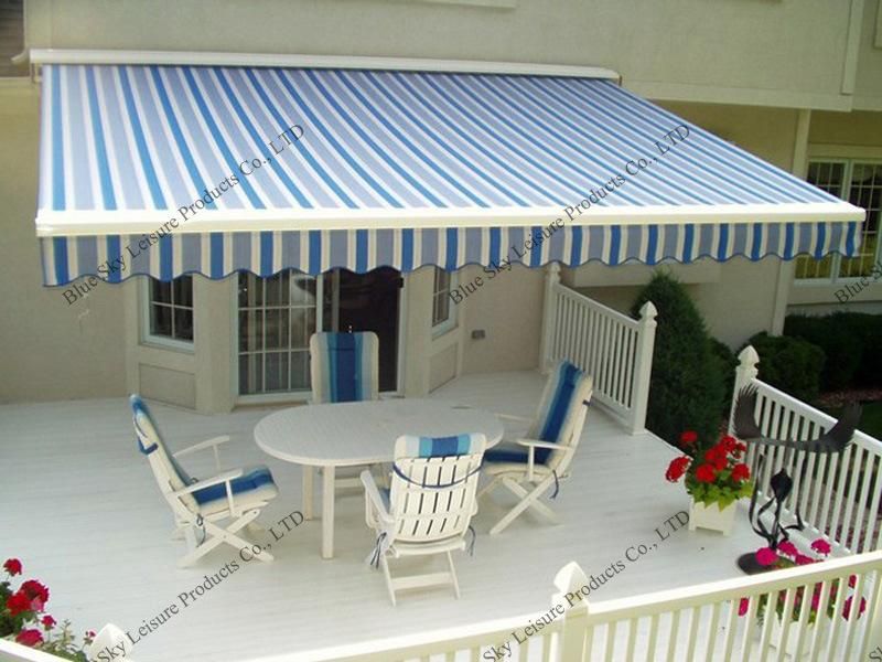 Cheap Retractable and Polyester Fabric Window Awning (B3200)