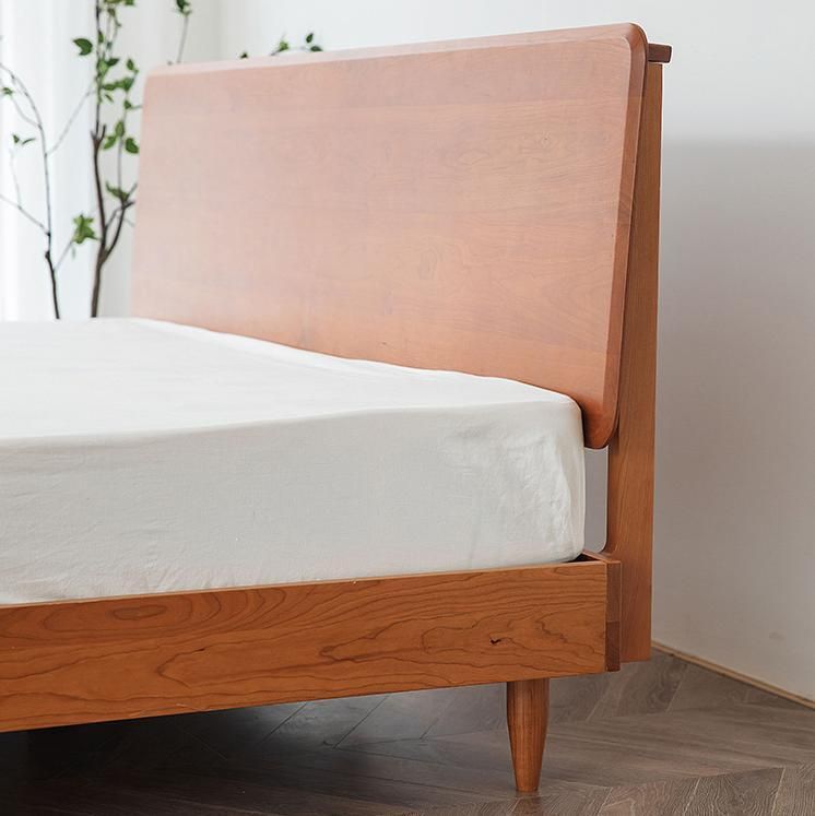 Wholesale Home Furniture Supplier Villa Modern Bedroom Wooden Fabric Bed King Queen Double Single Size Luxury Wooden Headboard Bed for 5 Star Hotel Room