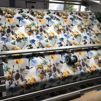 100%Polyester Printed Velvet Sofa Fabric (PR022)