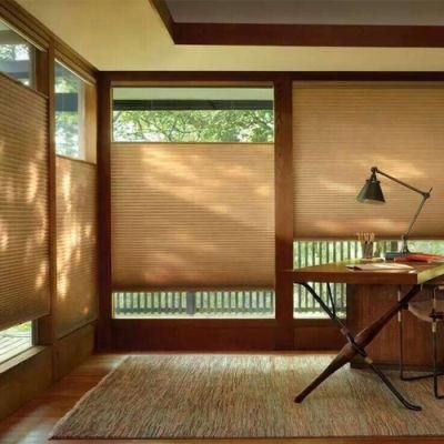 Cordless Blinds Stripe Honeycomb Shades