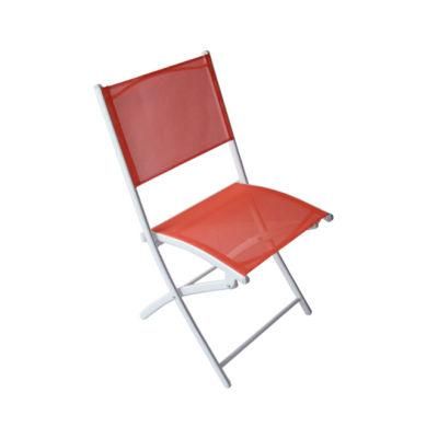 Modern Design Teslin Fabric Steel Powder Coating Frame Folding Stable Outdoor Beach Garden Chairs Armless