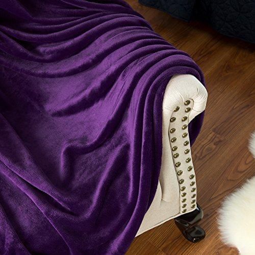 2019 Best Super Soft Coral Bed Throw Soft Solid Flannel Fleece Blanket