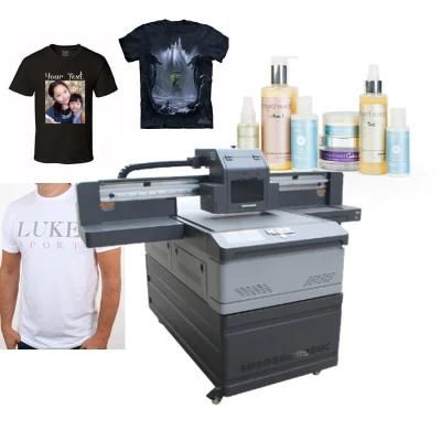 China Manufacturer Directly Sale A3 Size Clothes Garment Digital Printer Fabric T-Shirt Rotary Printing 6090 Flatbed UV Printers
