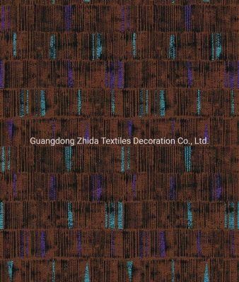 Home Textiles 72% Polyester Abstract Chenille Jacquard Upholstery Fabric