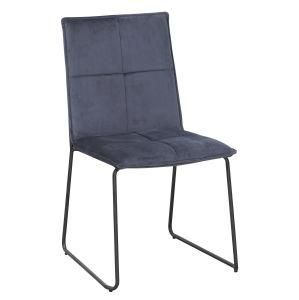 Sample Free Home Furniture Modern Design Upholstered Velvet Chair Modern Fabric Dining Chairs