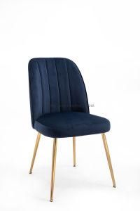 Velvet Fabric Dinner Dining Chair for Living Room