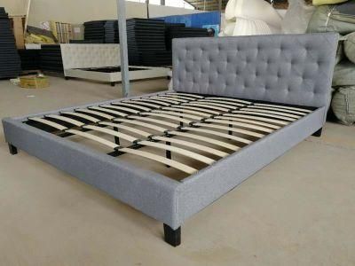 Newly Design Velet Bed Fabric Bed King Size for Bedroom Furniture