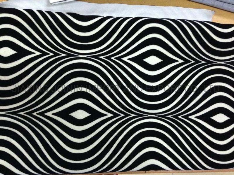 New Design Flock on Flock Fabric for Sofa and Furniture