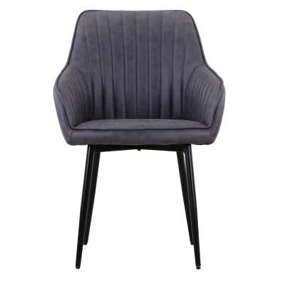 Modern Home Restaurant Cafe Furniture Upholstered Armrest Leisure Dining Room Chair for Banquet
