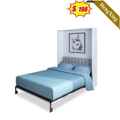 New Arrival Modern Wooden Home Hotel Bedroom Furniture Storage Kids Bed Double King Bed Wall Sofa Bed (UL-22WB052)