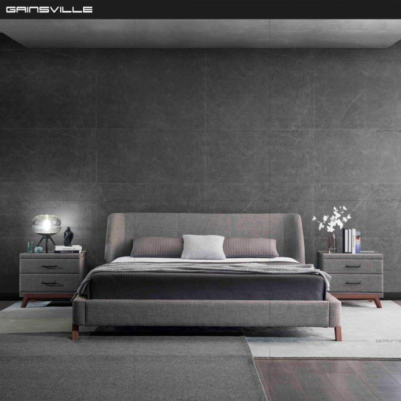 New fashion Italian Design Bed Sofa Bed Fabric Bed Wall Bed King Bed Sofa Bed Double Bedroom Furniture