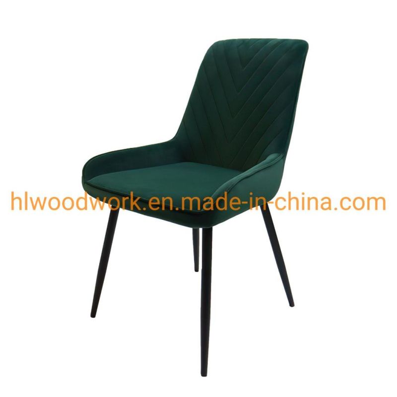 Modern Living Room Style Coffee Restaurant Dining Furniture Customized Design Upholstered Fabric Home Dining Chair