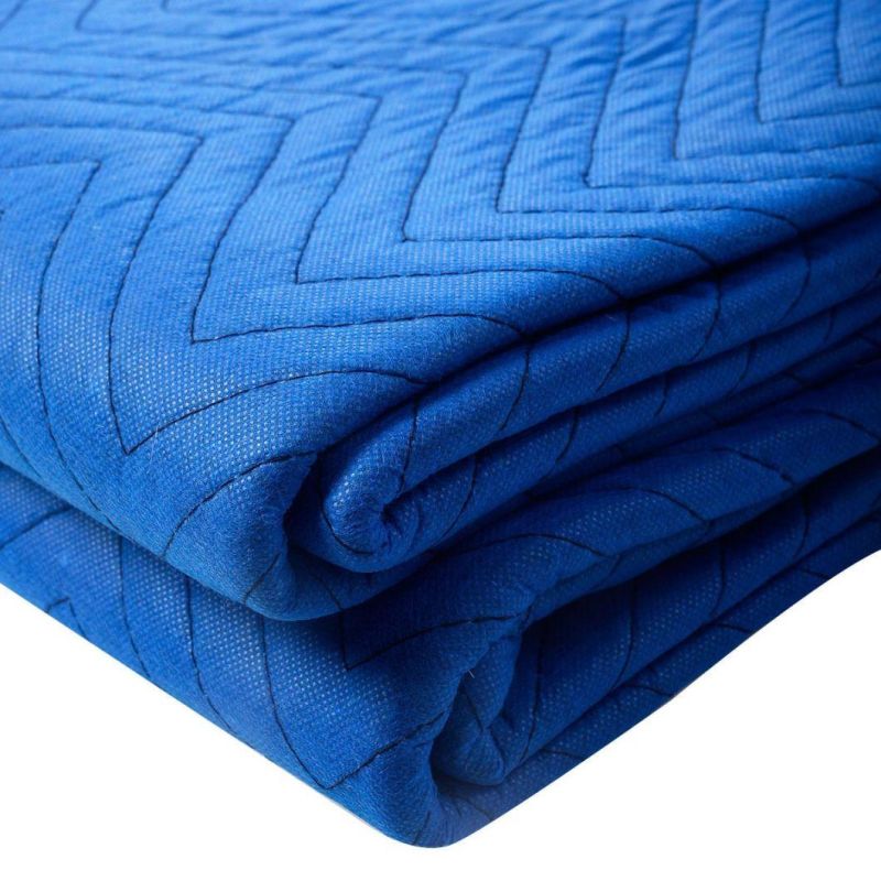 China Nonwoven Moving Blanket 72 Inch X 80 Inch Non-Woven Fabric Moving Blanket