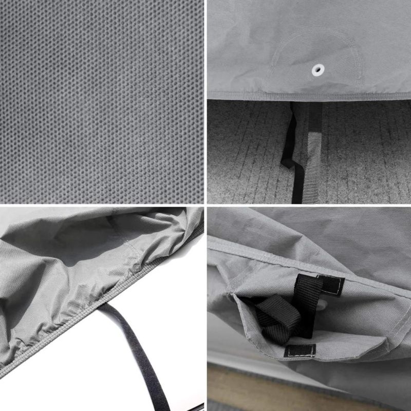 Water Repellent UV-Anti Breathable Light Weight 4 Layer Nonwoven Material Full Car Cover SUV Cover