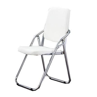 Modern Home Office School Furniture Folding Stacking PU PVC Leather Banquet Wedding Party Dining Chairs