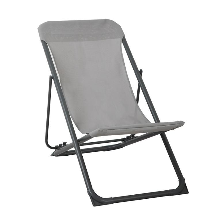 Easy Storage Folding Strong Metal Beach Chairs Beach Camping Chair