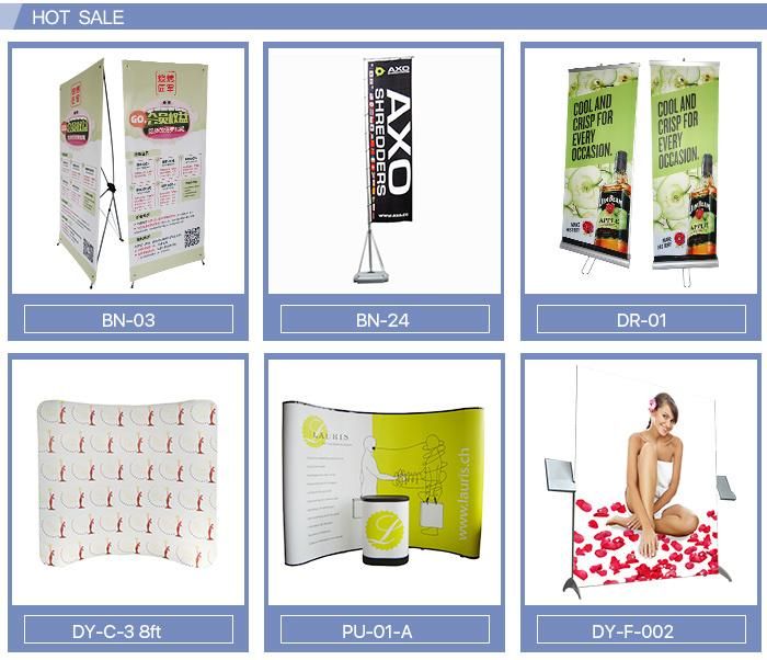Manufacture Double Sided Tension Fabric Banner Advertising Roll up Display Stand