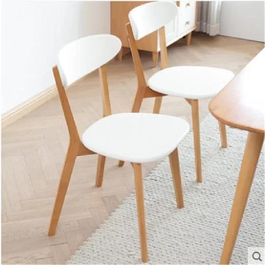 Wholesale Solid Wood Butterfly Chair Leather Seat Wooden Home Dining Room Furniture