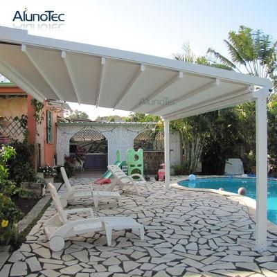 High Quality Outdoor Pergola System PVC Fabric Aluminum Retractable Roof