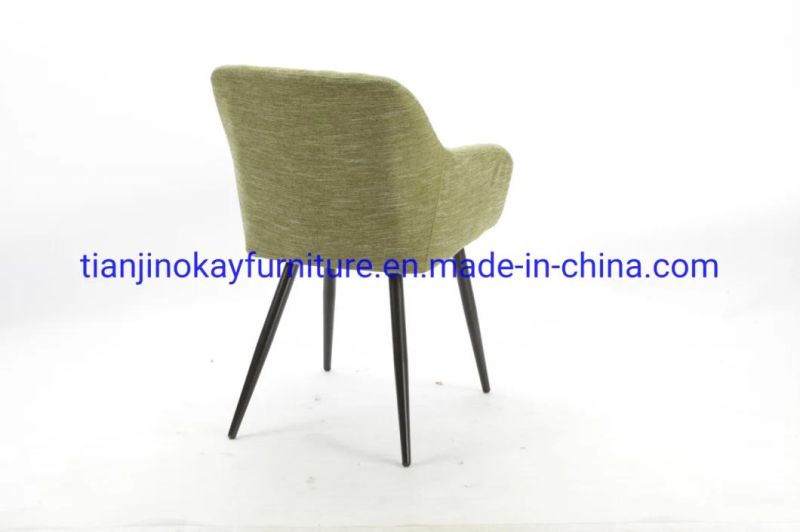 Dining Room Living Room Restaurant Dining Room Dining Chair Dining Chair with Black Powder Coated Legs