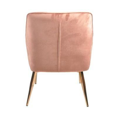 Modern Velvet Fabric Home Furniture Armrest Restaurant Dining Chairs