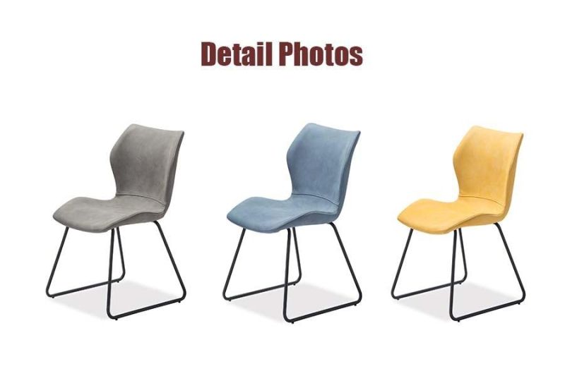 Wholesale Home Restaurant Furniture Cheap PU Leather Dining Chair for Outdoor Bar Use